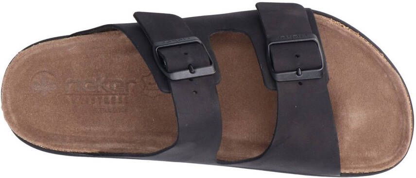 Rieker Slippers zomer schoen strand schoen huisschoen met comfortabel voetbed
