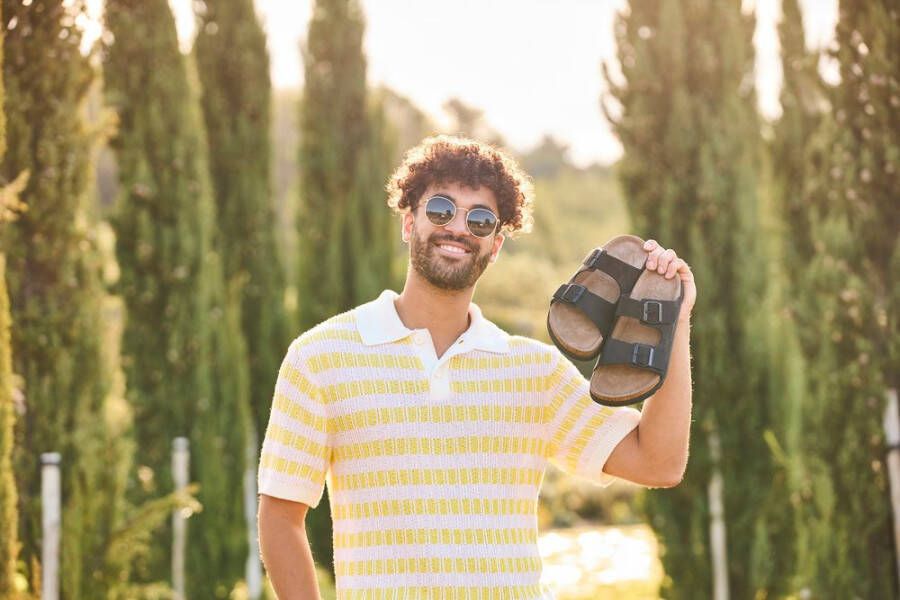 Rieker Slippers zomer schoen strand schoen huisschoen met comfortabel voetbed