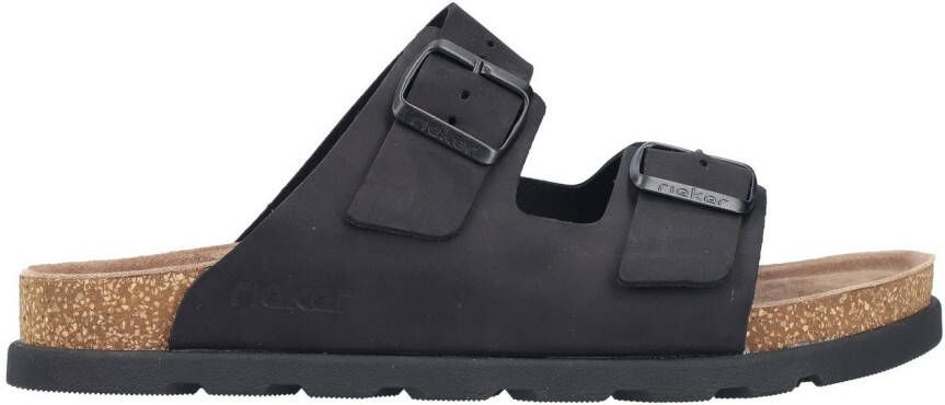 Rieker Slippers zomer schoen strand schoen huisschoen met comfortabel voetbed