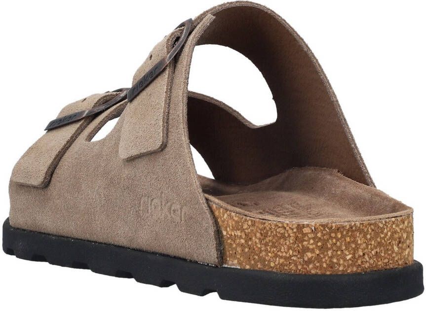 Rieker Slippers zomer schoen strand schoen huisschoen met comfortabel voetbed