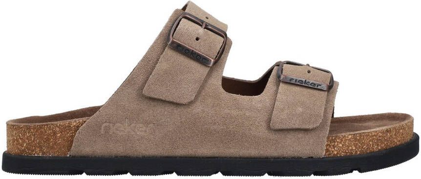 Rieker Slippers zomer schoen strand schoen huisschoen met comfortabel voetbed