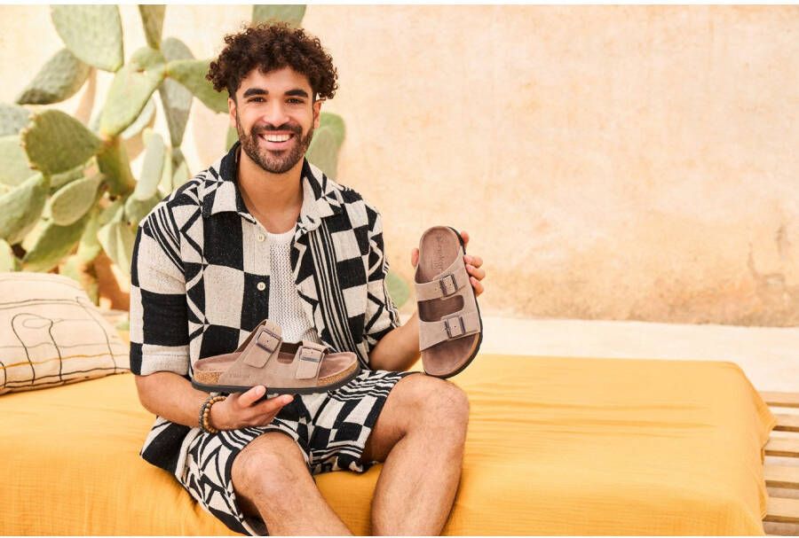 Rieker Slippers zomer schoen strand schoen huisschoen met comfortabel voetbed