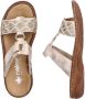 Rieker -Dames goud slippers & muiltjes - Thumbnail 13