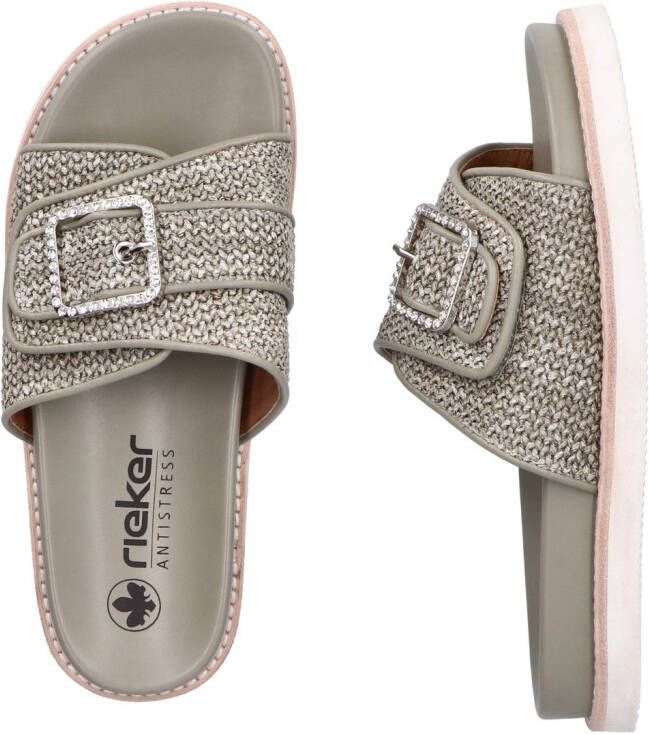Rieker Slippers zomer schoen strand schoen met praktische klittenband