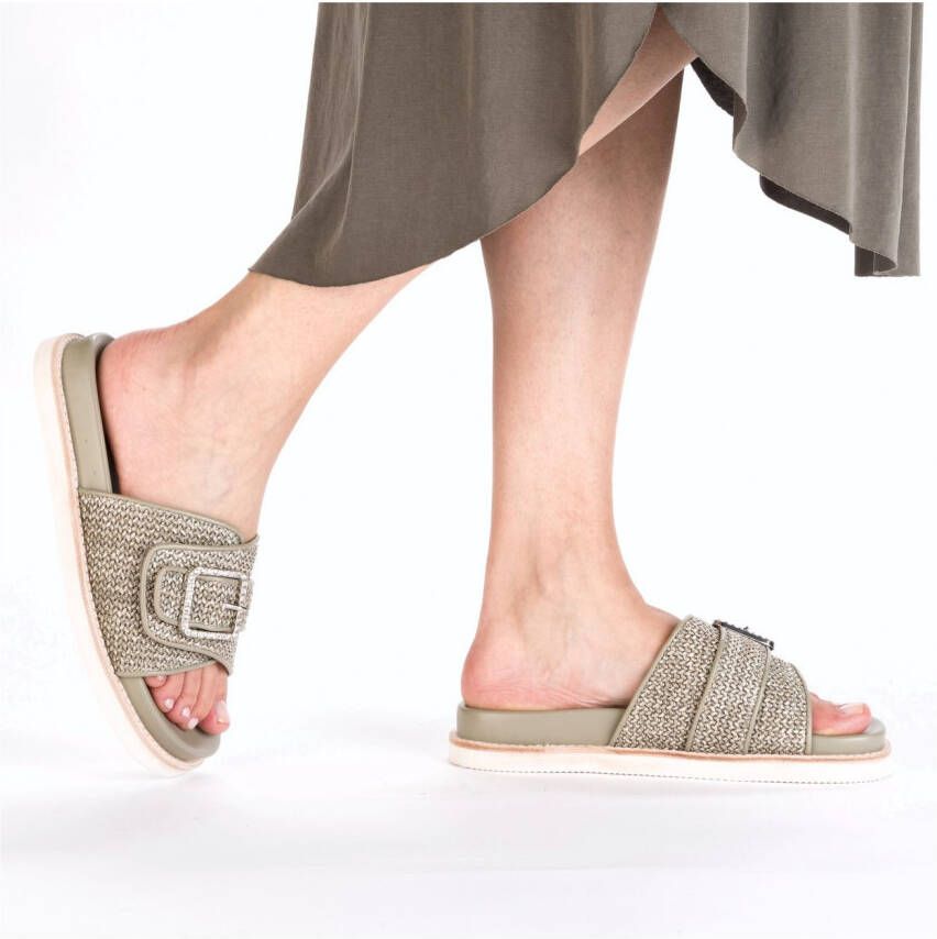 Rieker Slippers zomer schoen strand schoen met praktische klittenband