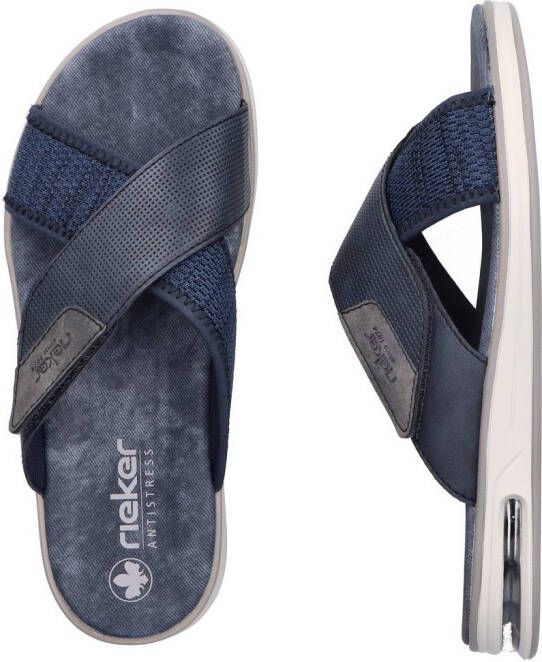 Rieker Slippers zomerschoen strand schoen slippers huisschoen met klittenband