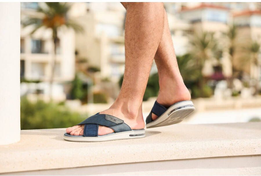 Rieker Slippers zomerschoen strand schoen slippers huisschoen met klittenband