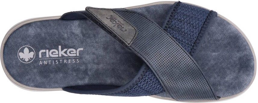 Rieker Slippers zomerschoen strand schoen slippers huisschoen met klittenband