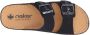 Rieker Zwarte damesslide sandalen - Thumbnail 5