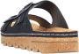 Rieker Zwarte damesslide sandalen - Thumbnail 6