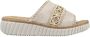 Rieker Sandalen beige Textiel Dames - Thumbnail 14