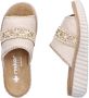 Rieker Sandalen beige Textiel Dames - Thumbnail 18