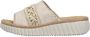 Rieker Sandalen beige Textiel Dames - Thumbnail 19