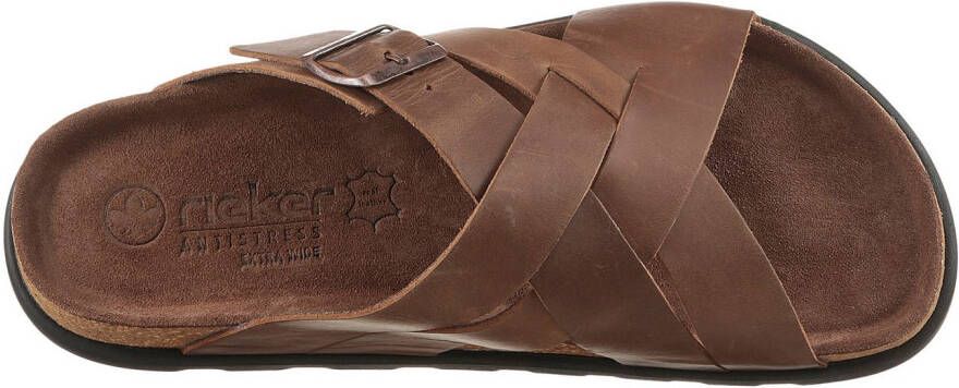 Rieker Slippers zomerschoen strand schoen huisschoen met comfortabel voetbed