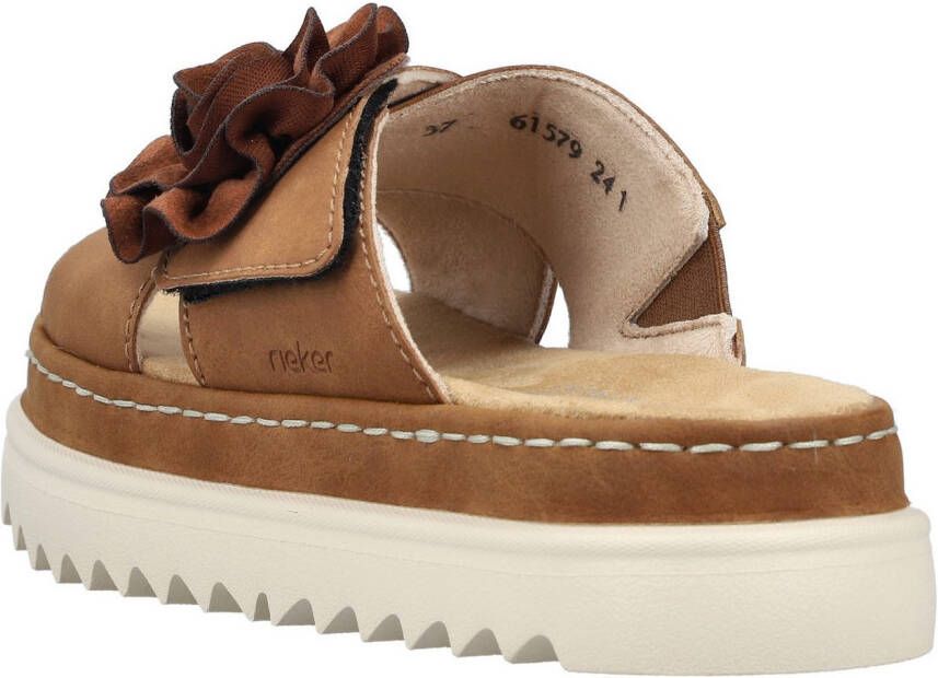 Rieker Slippers Zomerschoen strandschoen vakantieschoen met praktische klittenbandsluiting