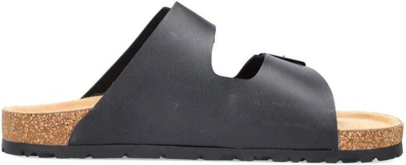 Rieker Slippers zomerschoen slippers pantoffel met twee klittenbandsluitingen
