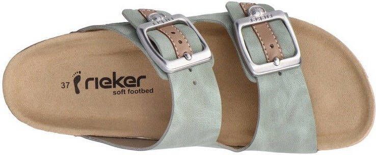 Rieker Slippers zomerschoen slippers met verstelbare gespen