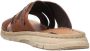 Rieker Bruine Gekruiste Banden Leren Slipper Brown Heren - Thumbnail 13
