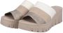 Rieker Slippers wedge heel summer shoe slippers with strong profile sole - Thumbnail 9