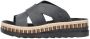 Rieker Slippers sleehak zomerschoen slippers met jute omlijsting - Thumbnail 4