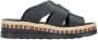 Rieker Slippers sleehak zomerschoen slippers met jute omlijsting - Thumbnail 5