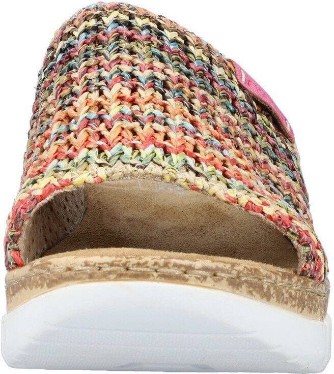 Rieker Slippers sleehak zomerschoen slippers in zomerlook