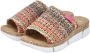 Rieker Slippers sleehak zomerschoen slippers in zomerlook - Thumbnail 19