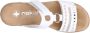 Rieker Slippers sleehak zomerschoen pantoffels met praktisch klittenband - Thumbnail 5