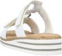 Rieker Slippers sleehak zomerschoen pantoffels met praktisch klittenband - Thumbnail 7