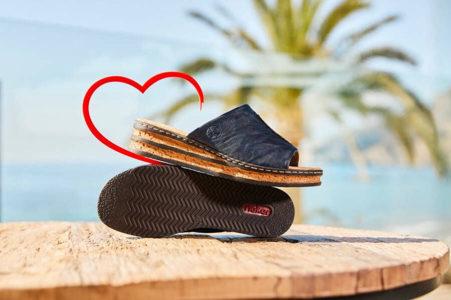 Rieker Slippers sleehak zomerschoen 150 jaar jubileumartikel