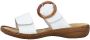 Rieker Slippers sleehak zomerschoen slippers met grote siergesp - Thumbnail 8