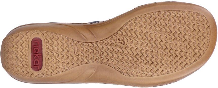 Rieker Slippers sleehak zomerschoen slippers met praktische klittenband