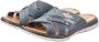 Rieker Slippers zomerschoen slippers badschoen met leren binnenzool - Thumbnail 10