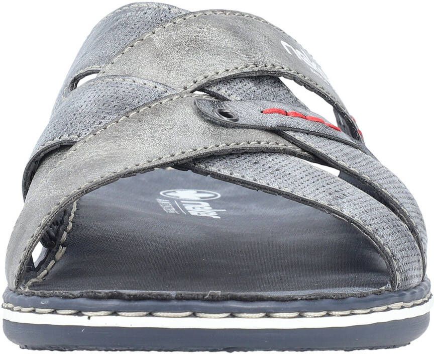 Rieker Slippers zomerschoen slippers badschoen met gekruiste bandages