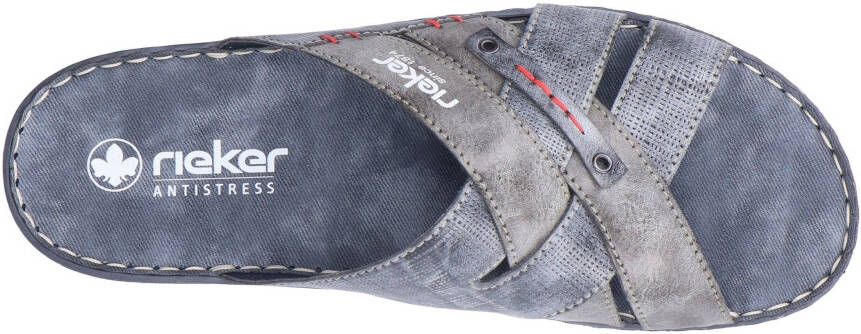 Rieker Slippers zomerschoen slippers badschoen met gekruiste bandages