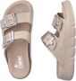 Rieker Slippers plateau zomerschoen slippers in breedte g (=wijd) - Thumbnail 10
