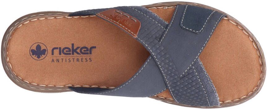 Rieker Slippers zomerschoen slippers badschoen met zachte binnenzool