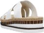 Rieker Slippers sleehak zomerschoen slippers met jute omlijsting - Thumbnail 5