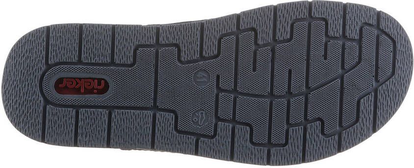 Rieker Slippers zomerschoen slippers badschoen met contrastdetails