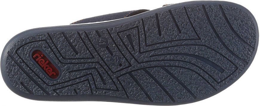 Rieker Slippers zomerschoen slippers badschoen met contraststiksels