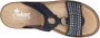 Rieker Slippers sleehak zomerschoen pantoffels met mooi borduursel - Thumbnail 5