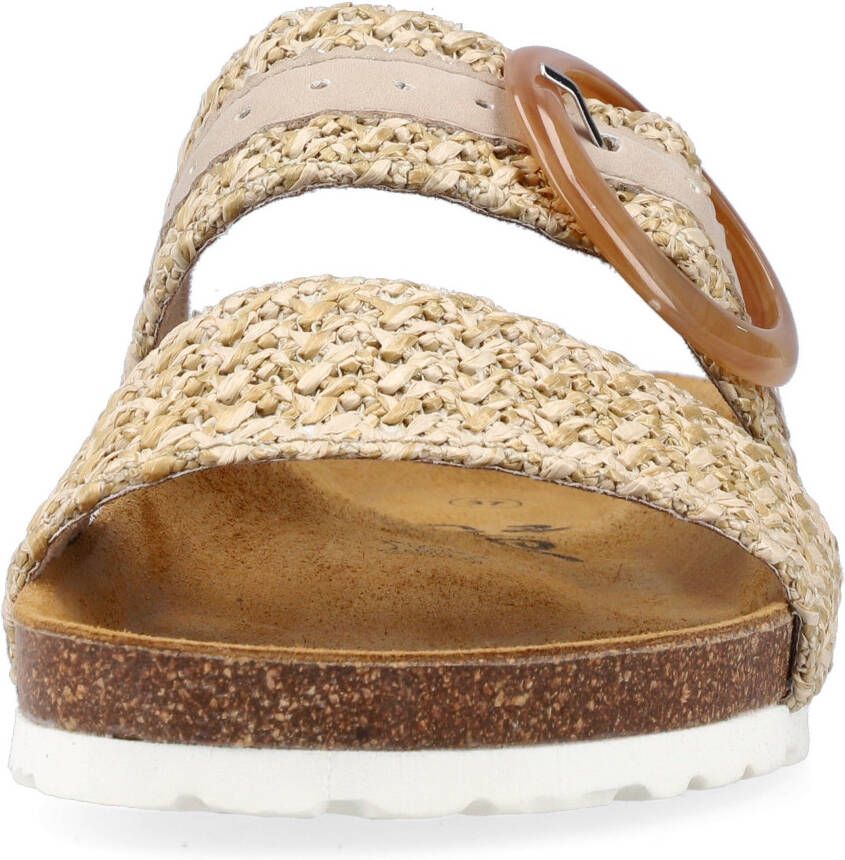 Rieker Slippers met opvallende siergesp