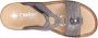 Rieker Slippers sleehak zomerschoen pantoffels met juwelenapplicatie - Thumbnail 9