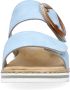 Rieker Slippers sleehak zomerschoen pantoffels met zachte binnenzool - Thumbnail 11
