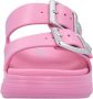 Rieker Slippers plateau zomerschoen slippers in breedte g (=wijd) - Thumbnail 4