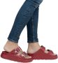 Rieker Slippers plateau zomerschoen slippers in breedte g (=wijd) - Thumbnail 10