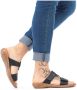 Rieker Slippers sleehak zomerschoen pantoffels met juwelenring - Thumbnail 12