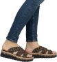 Rieker Slippers sleehak zomerschoen slippers met jute omlijsting - Thumbnail 3
