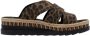 Rieker Slippers sleehak zomerschoen slippers met jute omlijsting - Thumbnail 9