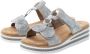 Rieker Slippers sleehak zomerschoen slipper voor de zomer - Thumbnail 6